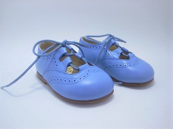 Zapato inglés para bebé azul azafata / Vigo