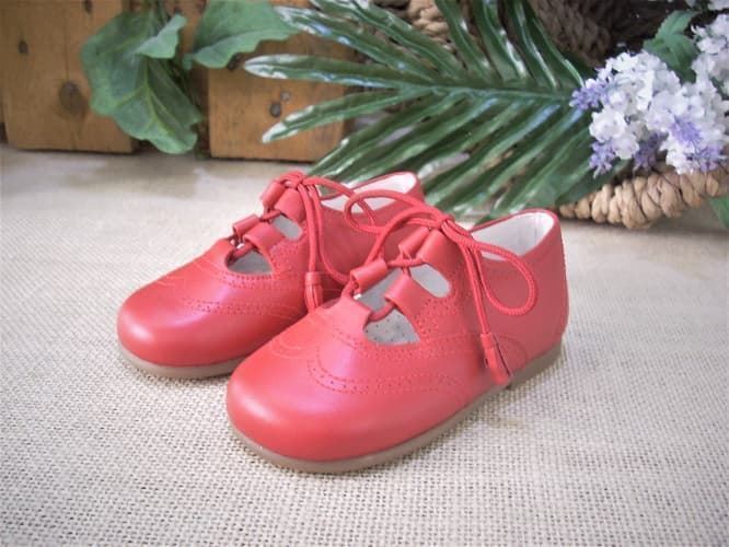 Zapato inglés para bebé Rojo / nicolatienda.com